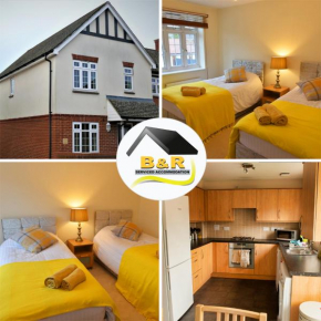B and R Serviced Accommodation, Amesbury, 3 Bedroom House with Free Parking, Wi-Fi and 4K smart TV, Archer House